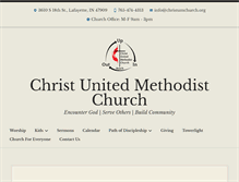 Tablet Screenshot of christumchurch.org